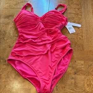 NWT BleuRod Beattie swimsuit, size 12, pink